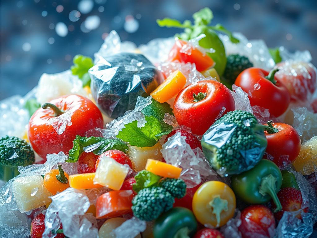 zoek een afbeelding van een pot augurken, jam en zoute bonen